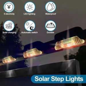 Solar Step and Deck Lights (8 Pack)