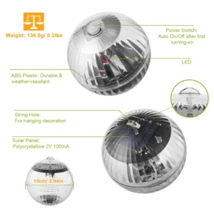 Solar Floating Pool Light Ball