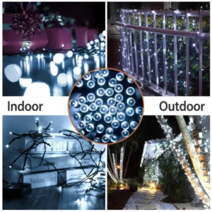 Solar Fairy String Lights, 100 LED 40 ft