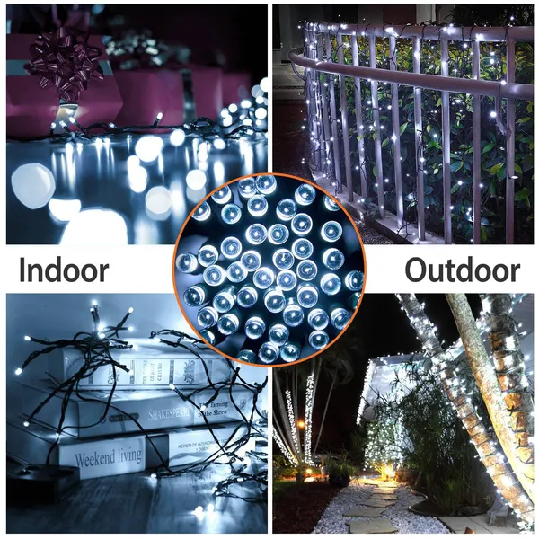 Solar Fairy String Lights, 100 LED 40 ft